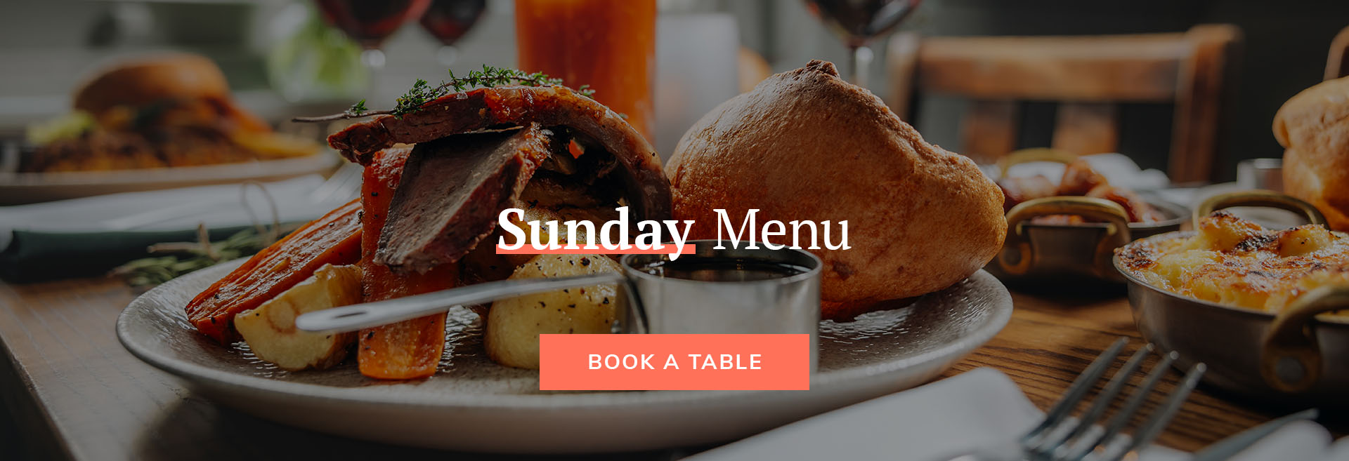 Sunday Menu at Arnos Arms Southgate